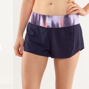 {Lululemon} Indigo Light as Air Run Shorts